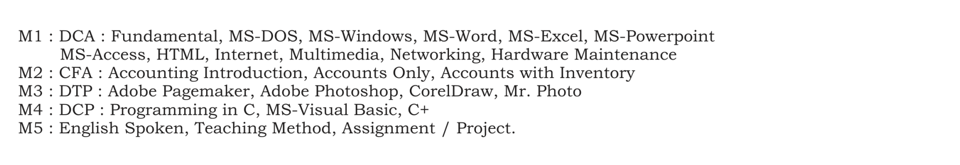 Diploma in Computer Teacher Training